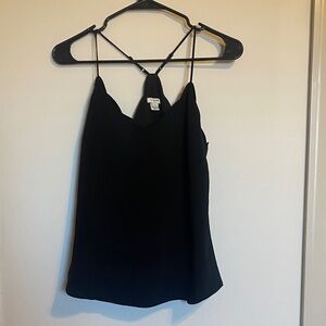 J. Crew Black Camisole with Spaghetti Straps
